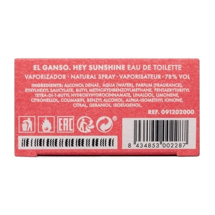 El Ganso El Ganso Hey Sunshine Eau de Toilette (EDT) Mixte 125ml