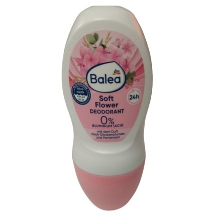 Balea Soft Flower Roll-On Deodorant - 50ml Gentle Floral Antiperspirant Balea