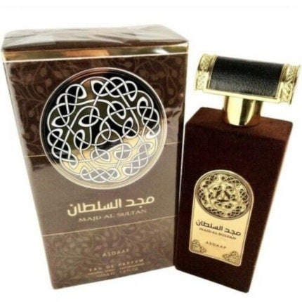 Majd Al Sultan par Asdaaf Unisex Eau De Parfum 100ml 3.4 fl oz, 1oz équivaut à 30ml Asdaaf