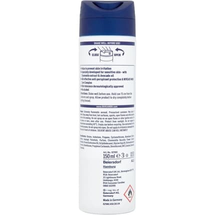 Nivea Sensitive Protect 48 Hours Antiperspirant Deodorant Avocado 150ml pour homme