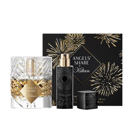 Kilian Angels' Share Icon Set Full Size 1.7oz 50ml Eau De Parfum + Travel Size 7.5ml Kilian