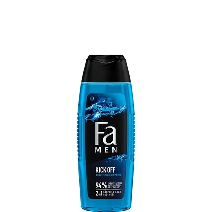 FA MEN 2in1 Shower Gel Kick Off Avec Refreshing Scent of Aquatic Mint 250ml FA