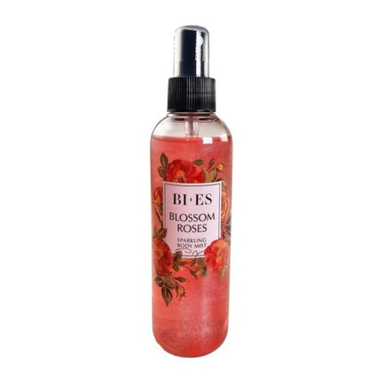 Bi Es Blossom Roses Body Spray with Glitter 200ml Bi Es