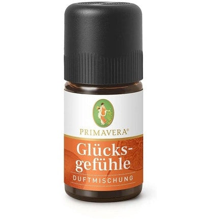 PRIMAVERA Glücksgefühle Aromatherapy Essential Oil Blend 5ml - Mandarin, Grapefruit and Tonka - Vegan Mood Booster Primavera