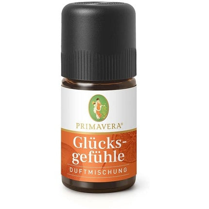 PRIMAVERA Glücksgefühle Aromatherapy Essential Oil Blend 5ml - Mandarin, Grapefruit and Tonka - Vegan Mood Booster Primavera