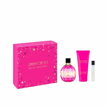 Jimmy Choo Rose Passion Eau De Perfume Spray 100ml Set Maison des fragrances