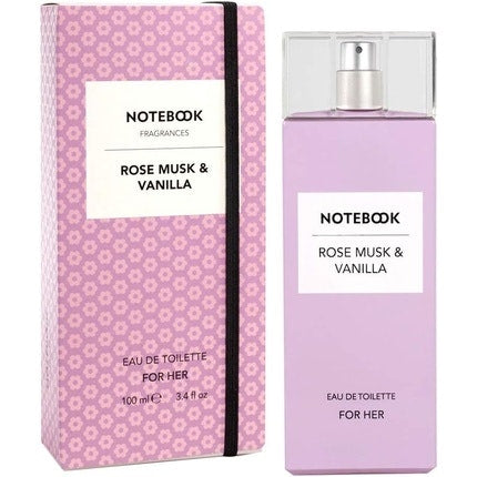 Notebook Rose Musk & Vanilla Eau de Toilette 100ml Selectiva Spa