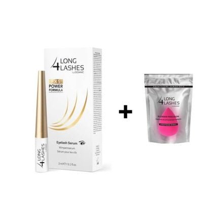 Oceanic Long4Lashes FX5 Eyelash Serum 3ml + Makeup Blender Precision Set - Maison des fragrances