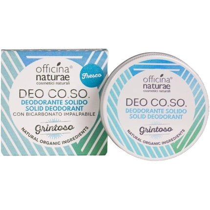 Officina Naturae Deo Co. Gritty Perfume Cool Deodorant Bar - Bio Plastic Free - Maison des fragrances
