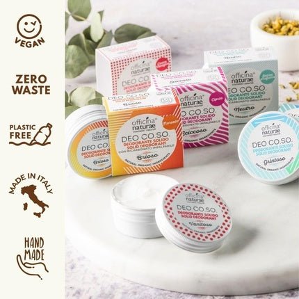 Officina Naturae Deo Co. So. Vain Coconut Vanilla Deodorant Bar - Bio Plastic Free - Maison des fragrances