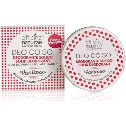 Officina Naturae Deo Co. So. Vain Coconut Vanilla Deodorant Bar - Bio Plastic Free - Maison des fragrances