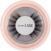 OH MY LASH Black Faux Mink False Strip Eyelashes in Rose Gold Cardboard Reusable Lashes Case - So Fetch - Maison des fragrances