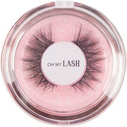 OH MY LASH Black Faux Mink False Strip Eyelashes in Rose Gold Reusable Lashes Case Individual Soulmate - Maison des fragrances