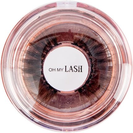 OH MY LASH Black Faux Mink False Strip Eyelashes in Rose Gold Reusable Lashes Case - You Glow Girl - Maison des fragrances