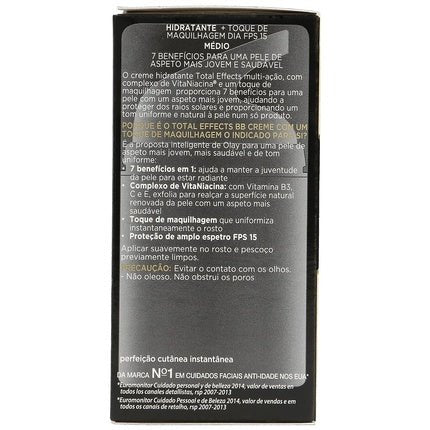 Olay Total Effects Bb Cream Touch Of Foundation Medium 50ml - Maison des fragrances
