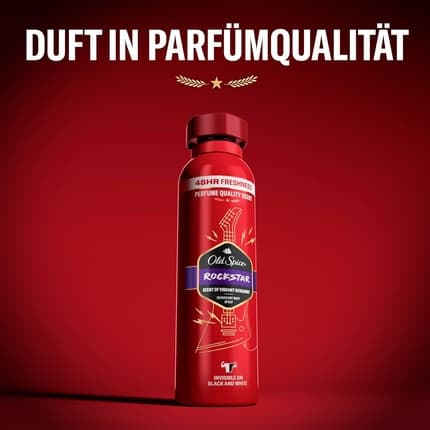 Old Spice Bodyspray Rockstar Déodorant (Déo) Mixte 150ml - Maison des fragrances