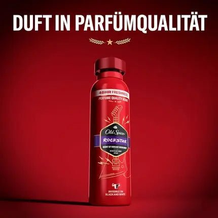 Old Spice Bodyspray Rockstar Déodorant (Déo) Mixte 150ml - Maison des fragrances