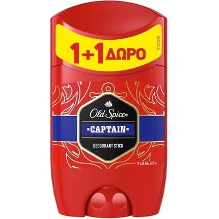 Old Spice Captain Deodorant Stick 2x50ml Buy 1 Get 1 Free - Maison des fragrances