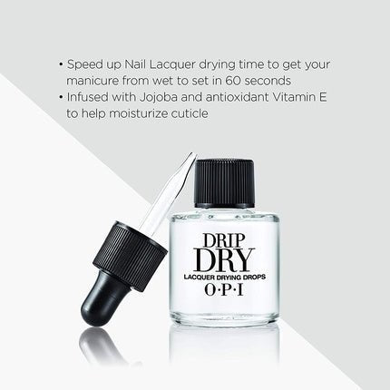 OPI Drip Dry Lacquer Drying Drops Nail Polish Drying Drops 0.91 Fl Oz - Maison des fragrances