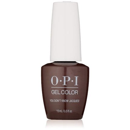 OPI GelColor Long Wear Brown Nail Polish 0.5 fl oz You Don't Know Jacques - Maison des fragrances