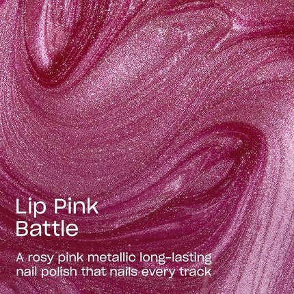 OPI Infinite Shine Lip Pink Battle 0.5 Fl Oz - Maison des fragrances