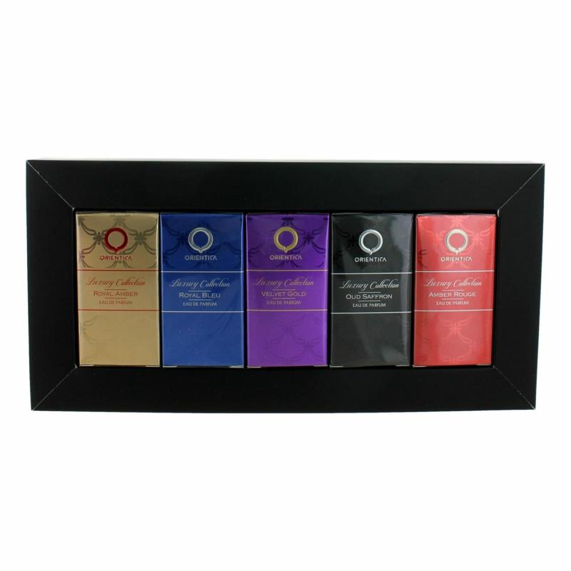 Orientica Luxury Collection 5 Piece Miniature Discovery Set for Unisex 5x Coffret (Coffret) Mixte 7ml - Maison des fragrances