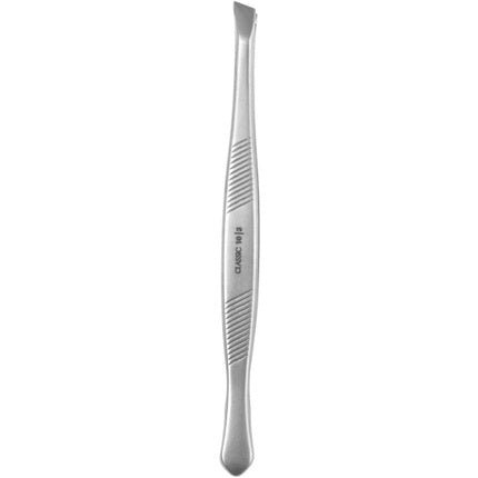 P - 02 Eyebrow Tweezers with PVC Protective Case Total Length 9cm - Maison des fragrances