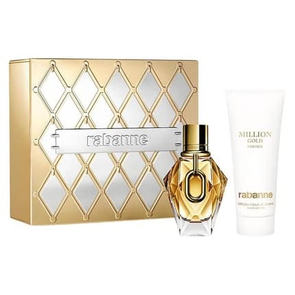 Paco Rabanne Million Gold & Body Lotion Coffret (Coffret) Femme 50ml - Maison des fragrances