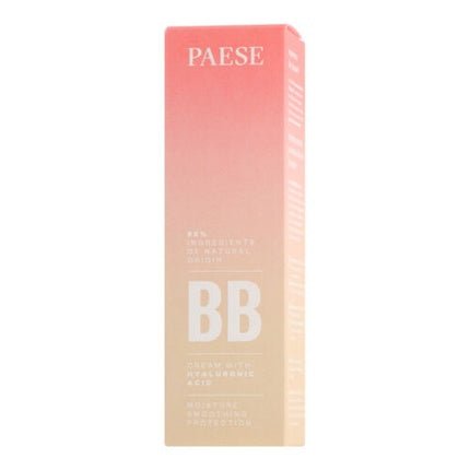 Paese Bb Cream Hyaluronic Acid Natural Color Cream Bb With Hyaluronic Acid 01n Ivory 30ml - Maison des fragrances