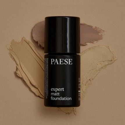 Paese Expert Matt Foundation with 24h Long Wear Effect, Vitamin E, Hyaluronic Acid - Maison des fragrances