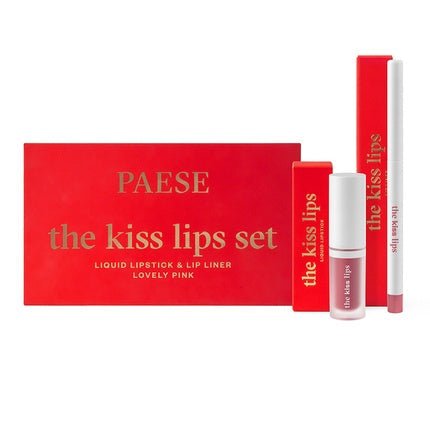 Paeseset The Kiss Lips Lipstick 03 Lovely Pink - 34ml - Maison des fragrances