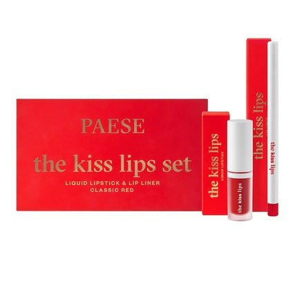 Paeseset The Kiss Lips Lipstick 06 Classic Red - 34ml - Maison des fragrances