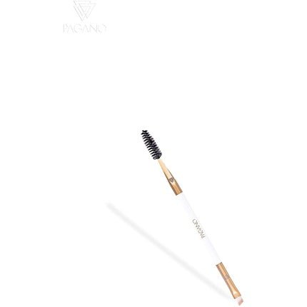 Pagano 2 In 1 Eyebrow Brush+ Spoolie | Natural Bristle | For Application Of Brow - Maison des fragrances