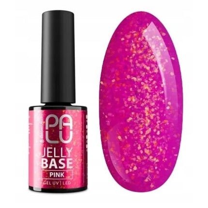 PALU Jelly Base 2in1 Pink 11g with Glitter - Maison des fragrances
