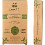Pandoo Reusable Bamboo and Cotton Makeup Pads 10 Pack with Laundry Bag - Eco - Friendly and Soft - Maison des fragrances