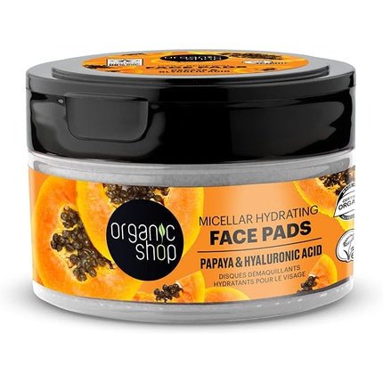 Papaya and Hyaluronic Acid Micellar Face Discs - Maison des fragrances