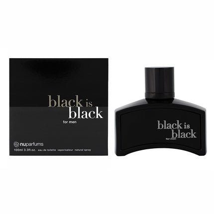 Parfums De France Parfum de France Black is Black Eau de Toilette (EDT) Homme 100ml - Maison des fragrances