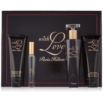 Paris Hilton with Love Women 4 Piece Gift Set - Pack of 4 - Maison des fragrances