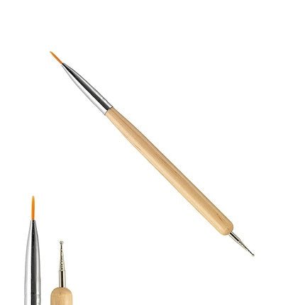 Peggy Sage 2 - In - 1 Nail Art Brush - Maison des fragrances