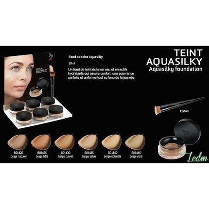 PEGGY SAGE Aquasilky Foundation 801425 Beige Geschleppt - Maison des fragrances