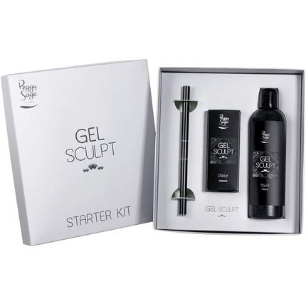 Peggy Sage Gel Sculpt Starter Kit Tube Gel Sculpt 56g + Liquid Gel Sculpt Bottle 240ml + Dual Function Brush - Maison des fragrances