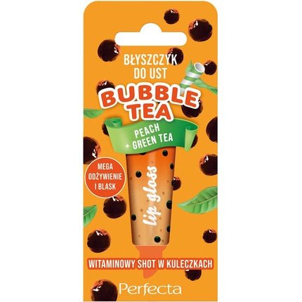 Perfecta Bubble Tea Lip Gloss Peach Green Tea 10g - Maison des fragrances