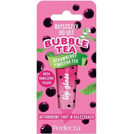 Perfecta Bubble Tea Lip Gloss Strawberry Matcha 10g - Maison des fragrances