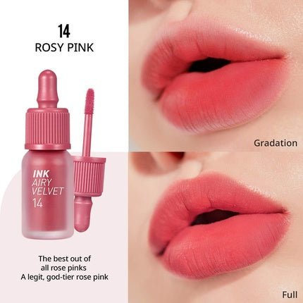Peripera Ink Airy Velvet Lip Tint 0.14 fl oz 14 Rosy Pink - Maison des fragrances
