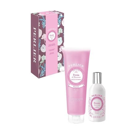 Perlier Lanzarote Freesia Set with Shower Gel and Unisexe - Maison des fragrances