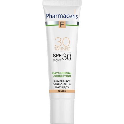 Pharmaceris F Matt Mineral Correction Fluid Makeup 30 Tanned - Maison des fragrances