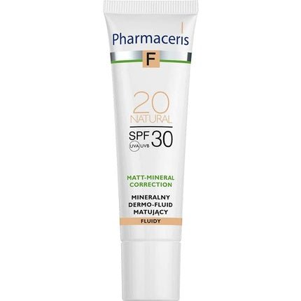 Pharmaceris F Matte Mineral Correction Fluid Make Up 20 Natural - Maison des fragrances