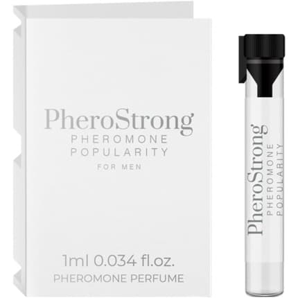Pheromone PheroStrong Popularity Extra Strong Sex Pheromones Perfume Eau de Parfum (EDP) Homme 1ml - Maison des fragrances