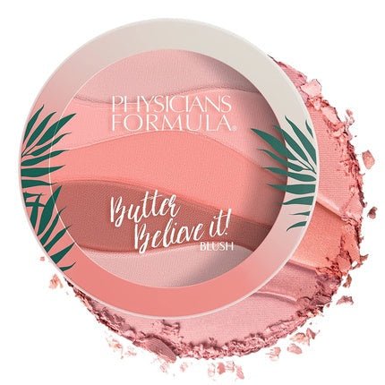 Physicians Formula Butter Believe It! Multicolored Cream Blush with Buildable Formula for Natural Looks with Murumuru Butter, Cupuacu Butter and Tucuma Butter Pink Sands - Maison des fragrances