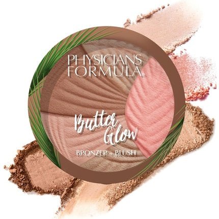 Physicians Formula Butter Glow Bronzer + Blush 2 - in - 1 Creamy Powder Enriched with Illuminating Moisturizing Butter Blend Healthy Glow - Maison des fragrances
